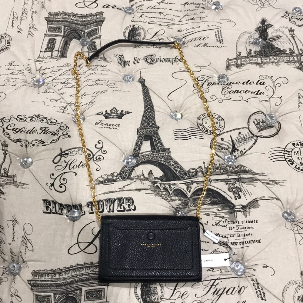 🎁 Marc Jacobs Empire City Leather Wallet Crossb. Bag - Picture 6 of 13